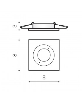 Встраиваемый светильник Azzardo Pablo AZ4140-foto3