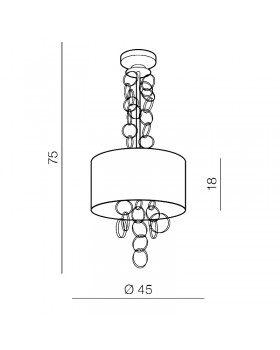 Подвесная люстра Azzardo Kate AZ2678-foto3
