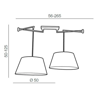 Основание потолочного светильника Azzardo Natalia AZ1923-foto4