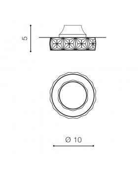 Встраиваемый светильник Azzardo Ester 1 AZ4175-foto4