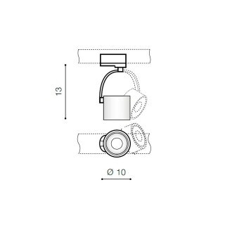 Трековый светильник Azzardo Bross Arm AZ3500-foto2