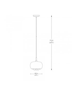 Подвесная люстра  Zumaline RAIN P0076-01D-F4K9-foto2