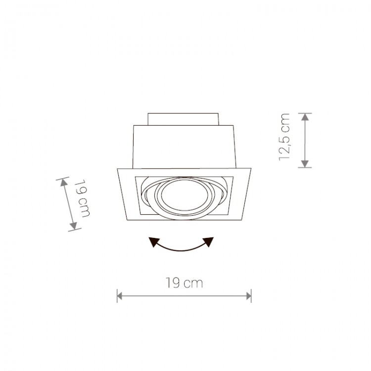 Встраиваемый светильник Nowodvorski Downlight 9573