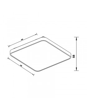 Потолочный светодиодный светильник Zumaline SIERRA 12100006-SL-foto3