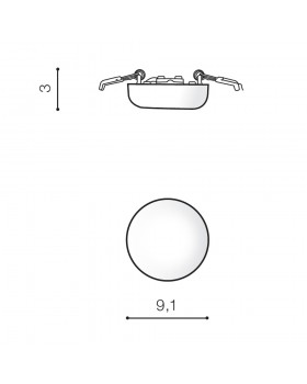 Встраиваемый светильник Azzardo Lamir R 9 AZ4384-foto2