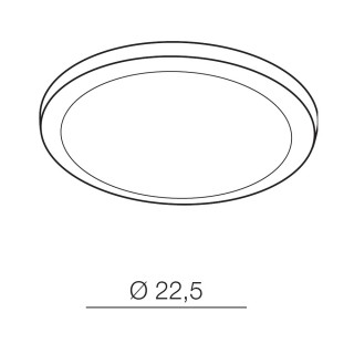 Встраиваемый светильник Azzardo Slim 22 Round AZ4163-foto2