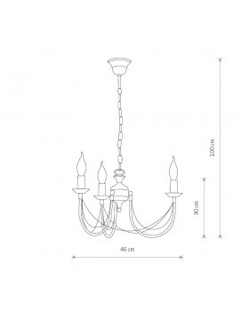 Подвесная люстра Nowodvorski Ares 204-foto2