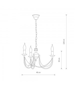 Подвесная люстра Nowodvorski Ares 204-foto2