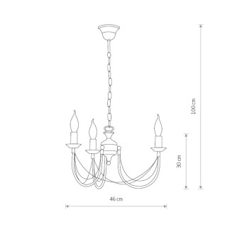 Подвесная люстра Nowodvorski Ares 204-foto2
