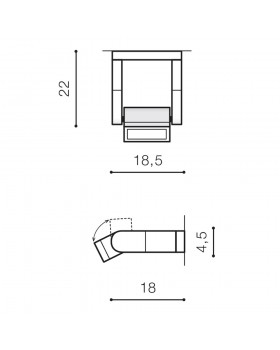 Настенный светильник Azzardo Frame wall AZ2132-foto5