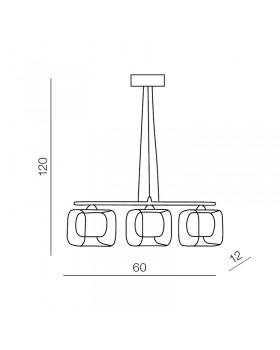 Подвесной светильник Azzardo Happy 3 AZ0484-foto3