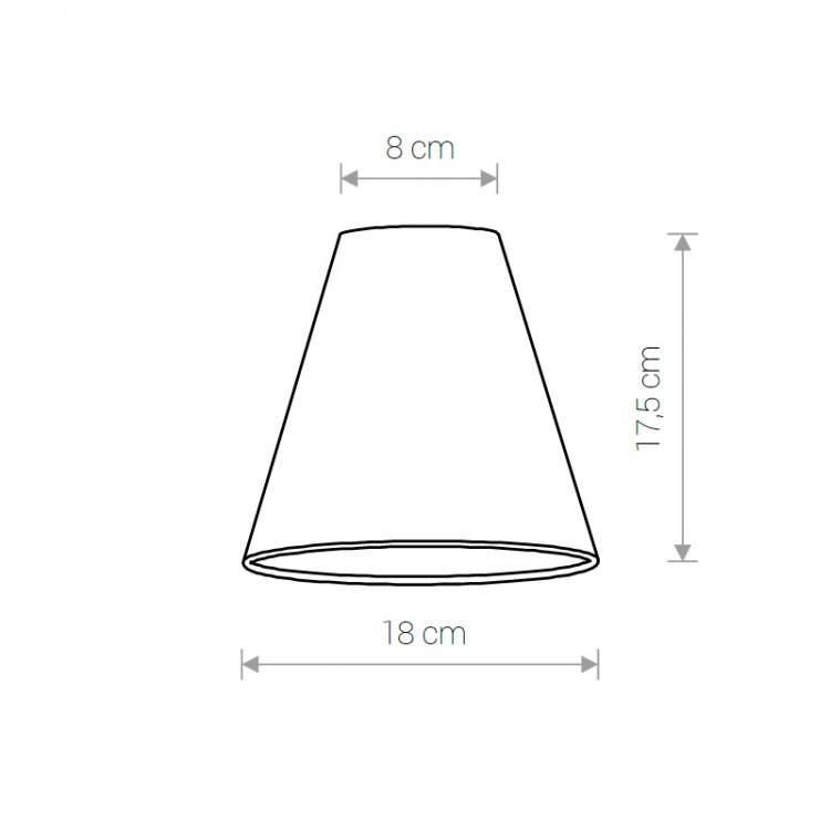 Абажур Nowodvorski Cameleon Cone S 8502