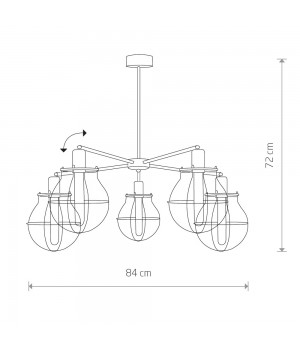 Потолочная люстра Nowodvorski Manufacture 9738-foto8