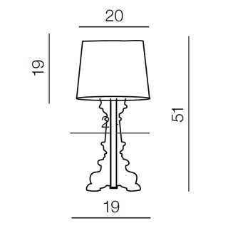 Настольная лампа Azzardo Bella AZ0071-foto2
