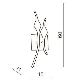 Настенный светильник Azzardo Snake AZ2569-foto2