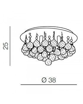 Потолочная люстра Azzardo Bolla 38 AZ3083-foto2