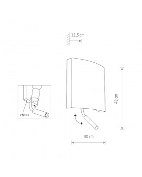 Настенный светильник Nowodvorski Borde II 7987-foto2