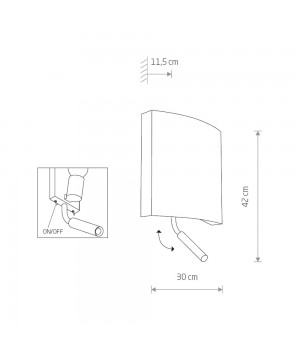 Настенный светильник Nowodvorski Borde II 7985-foto2