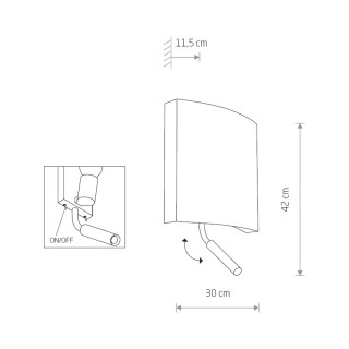 Настенный светильник  Nowodvorski Borde II 7985-foto2