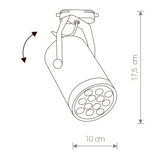 Трековый светильник Nowodvorski Store Led 6826-foto2