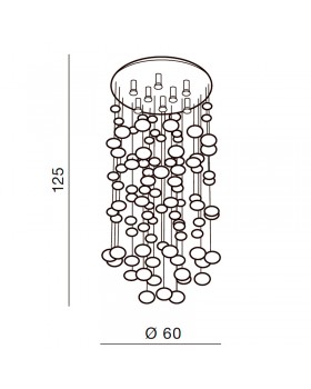 Потолочная люстра Azzardo Luvia 125 Xl AZ2574-foto2