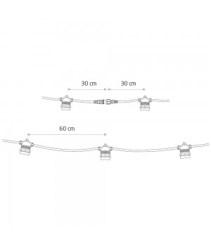 Светильник светодиодный Белт лайт 9 метров Nowodvorski Festoon Lights 7872-foto2