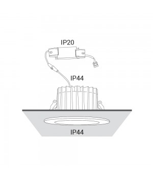 Встраиваемый светильник Nowodvorski Kea Led 8770-foto5