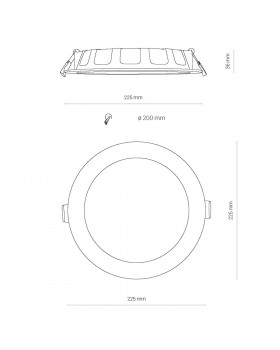 Встраиваемый светильник Nowodvorski Kos Led 8775-foto6