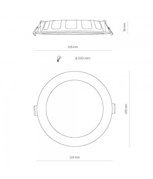 Встраиваемый светильник Nowodvorski Kos Led 8775-foto6