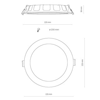Встраиваемый светильник Nowodvorski Kos Led 8774-foto6