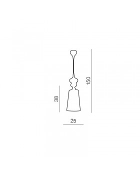 Подвесной светильник Azzardo Baroco 1 pendant AZ0064-foto2