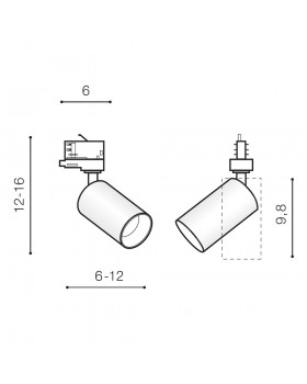 Трековый светильник Azzardo Eiger Track 3 AZ4204-foto3