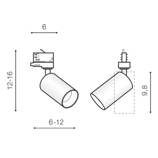 Трековый светильник Azzardo Eiger Track 3 AZ4204-foto3