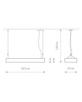 Подвесной светильник Nowodvorski Soft Led 90x20 7545-foto3