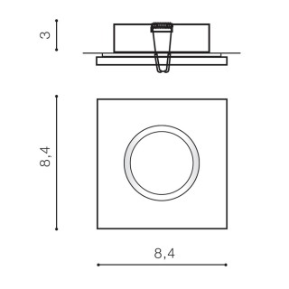 Встраиваемый светильник Azzardo Ika S IP65 AZ2864-foto2