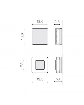 Настенный светильник Azzardo Enok Square AZ4462-foto5