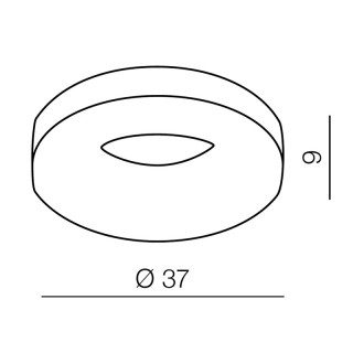 Накладной светильник Azzardo Ring B AZ0336-foto2