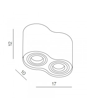 Потолочный светильник Azzardo Bross 2 AZ0859-foto2