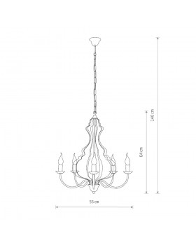 Подвесная люстра Nowodvorski Margaret 6330-foto2