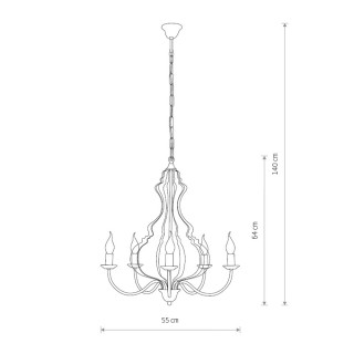 Подвесная люстра Nowodvorski Margaret 6330-foto2