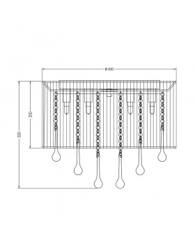 Потолочная люстра Zumaline VERONA RLX92174-8B-foto2