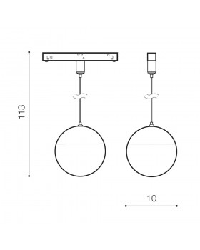 Трековый светильник Azzardo Elsa Track Magnetic AZ4635-foto3