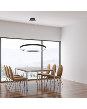 Подвесная люстра Zumaline CIRCLE LA0722/1-BK-foto5