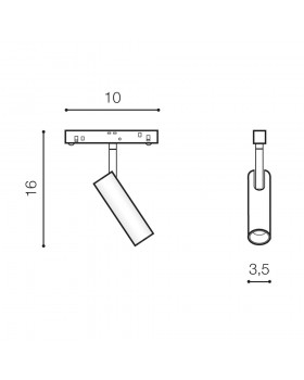 Трековый светильник Azzardo Niko Track Magnetic AZ4580-foto2