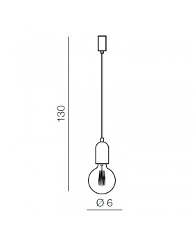Подвесной светильник Azzardo Volta 1 AZ2384-foto2