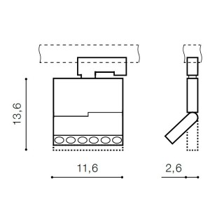 Трековый светильник Azzardo Leon AZ3490-foto2