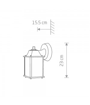 Уличный настенный светильник Nowodvorski Spey 5290-foto2
