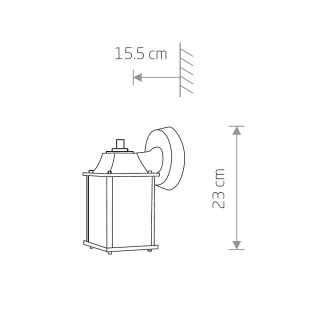 Уличный настенный светильник Nowodvorski Spey 5290-foto2