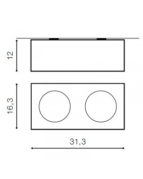 Накладной светильник Azzardo Paulo 2 12V AZ1796-foto2