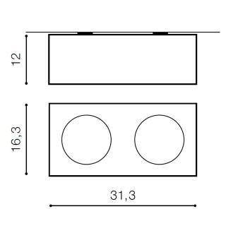 Накладной светильник Azzardo Paulo 2 12V AZ1796-foto2